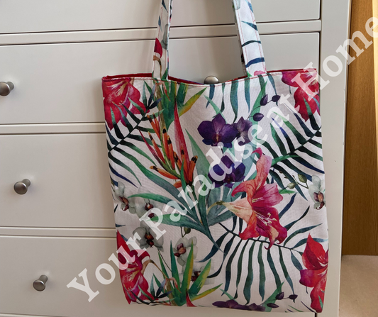 Exotic Flowers Tote Bag